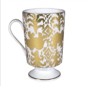 NWT IN BOX LILLY PULITZER CERAMIC MUG/CUP GOLD